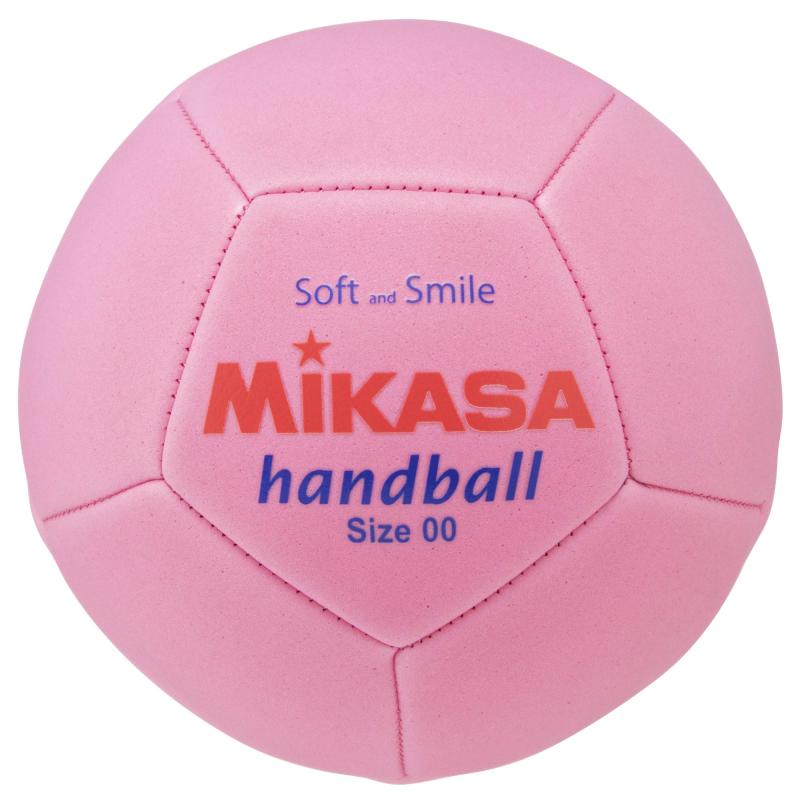 ミカサ(MIKASA) スマイルハンドボール 00号(直径14cm・レジャー用)マシン縫い ピンク STPEH00-P 推奨内圧0.20~0.30(kgf/㎠)