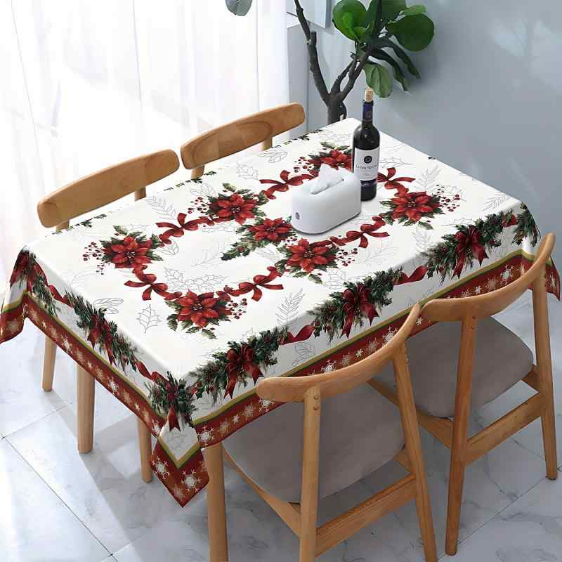 楽天YKsakaiテーブルクロス 小清新 田園風 花柄 レストラン 農家風 ポリエステル製 滑り止め 耐摩耗性 長方形 インテリア