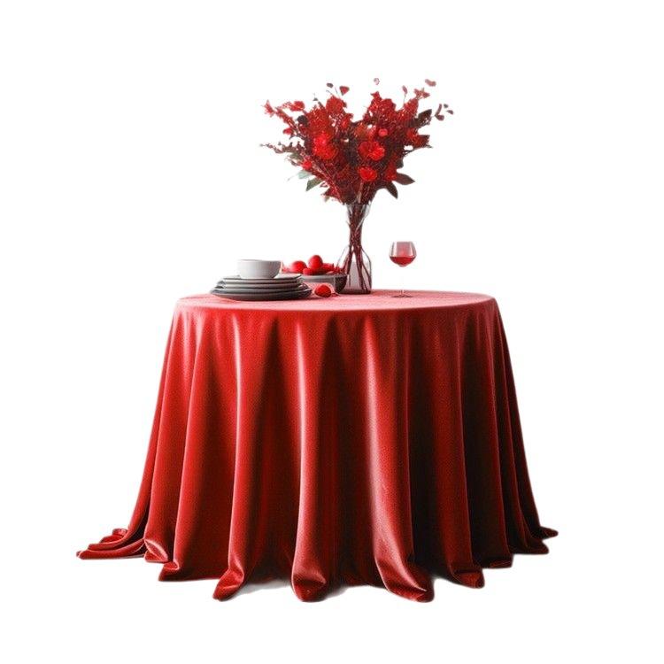 テーブルクロス ベルベット 会議テーブル用 赤 絨布 オフィス イベント 結婚式 エンゲージメント 長方..