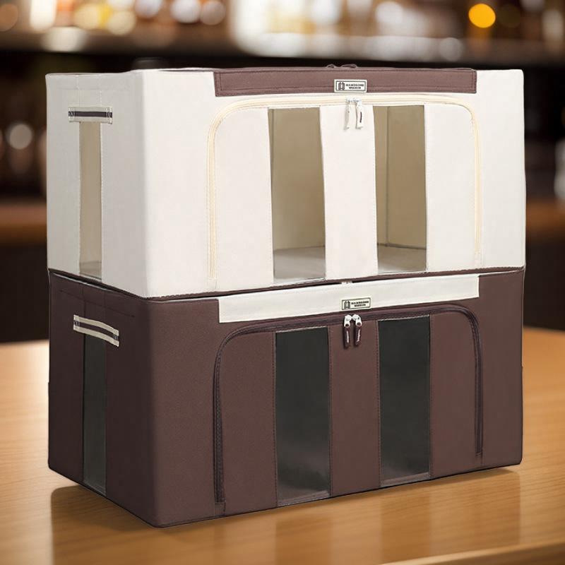 収納ボックス レディース メンズ 防水 オックスフォード 大容量 衣類 コットン 毛布 折りたたみ式 120L