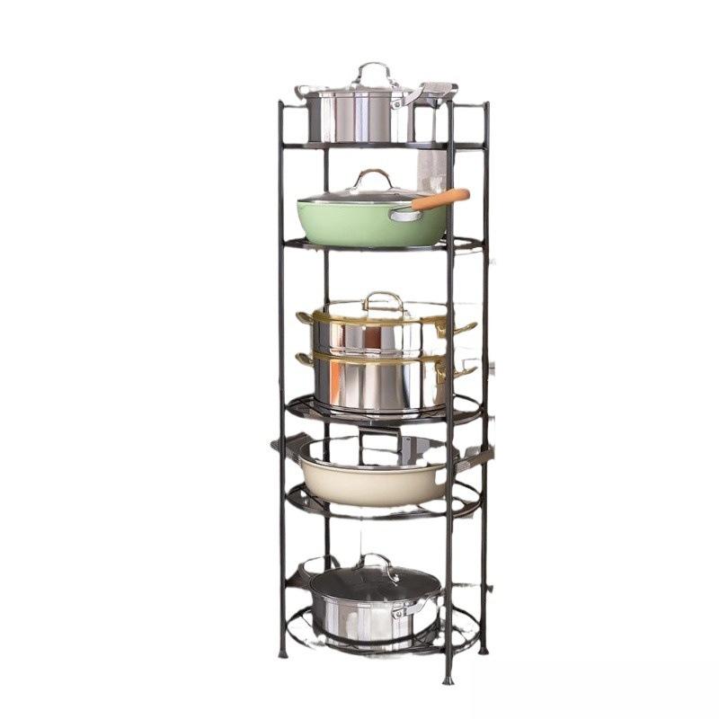 キッチン収納 棚 ラック 鍋置き 鍋ラック 多層式 鍋スタンド 調理器具 鍋蓋置き 台所収納 多機能