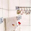 壁掛けフック 6連 ステンレス 強力 粘着フック 回転式 キッチン 浴室 収納 深青 グレー 黄 白(x2)