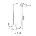 フック ステンレス製 S字フック ドアハンガー 吊り下げ収納 キッチン バスルーム ベッドルーム クローゼット S型フック(x2)