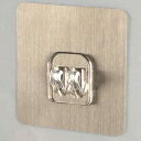 フック 壁掛け 透明 粘着フック 強力 穴あけ不要 キッチン 浴室 相框 貼り付け(x10)