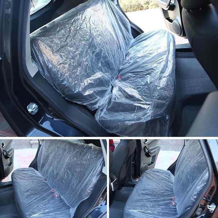 カーシート 後部座席用 自動車 メンテナンス 清掃 シートカバー 汚れ防止 汎用 透明(x2)