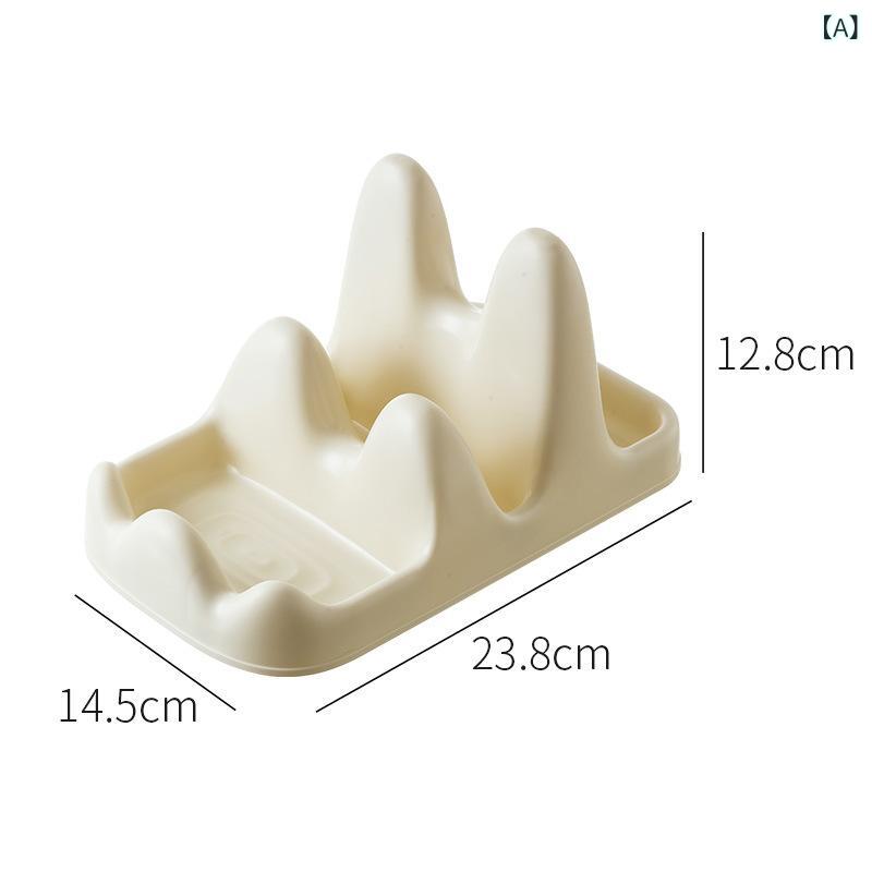 鍋蓋スタンド お玉 鍋蓋置き まな板スタンド キッチン収納 鍋蓋ホルダー 台所用品 ツールスタンド(x2)