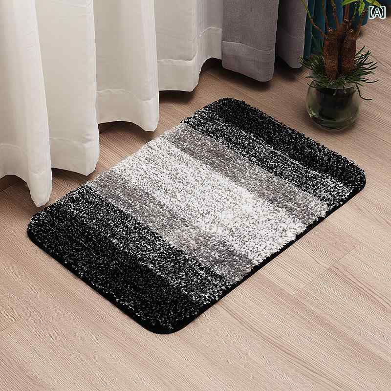 フロアマット 玄関マット バスマット 極細繊維 絨毯 滑り止め 厚手 汚れ防止 家庭用 ドアマット 寝室 ..
