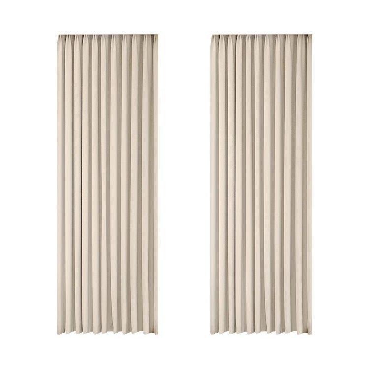 カーテン レディース 全布 遮光カーテン ドレープカーテン ポリエステル 平織り 高遮光 (71%-90%) モダン シンプル リビング ベッドルーム スタディルーム ダイニングルーム キッチン バルコニー(x2)
