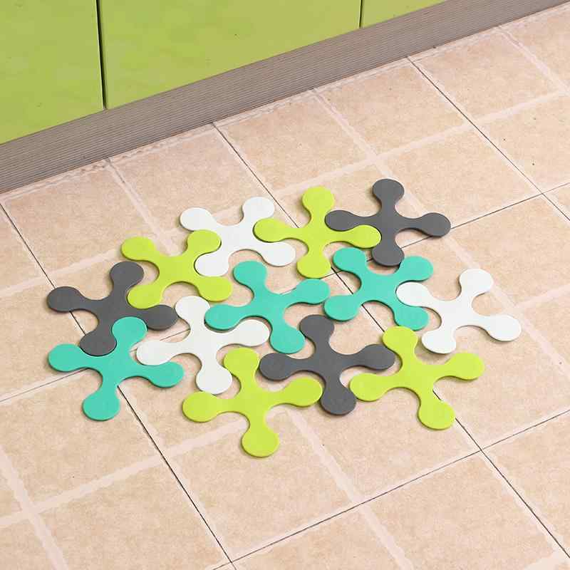 マット 浴室 レディース キッズ 子供 バスマット 浴室内 連結式 組み合わせ パズルマット 防滑 排水速..