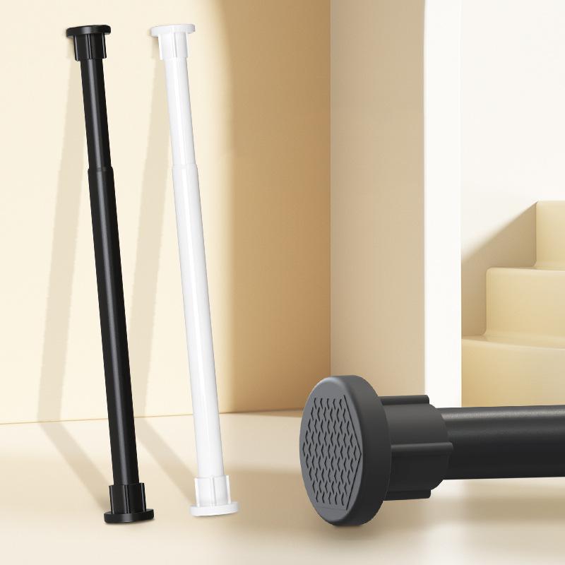 突っ張り棒 レディース メンズ 兼用 ハンガーラック 物干し竿 浴室 シャワーカーテン カーテンレール クローゼット ステンレス製 ホワイト ブラック グレー ...