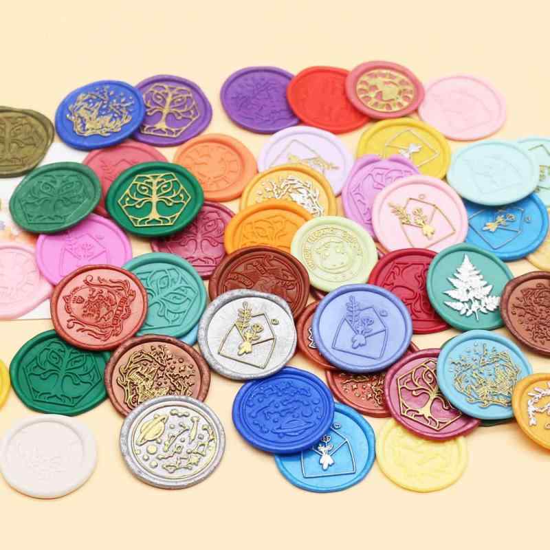 文房具 シーリングワックス シーリングスタンプ DIY 装飾材料 パステルカラー マカロンカラー 八角形 封蝋 封筒 手紙 ラッピング パーティー イベント 結...