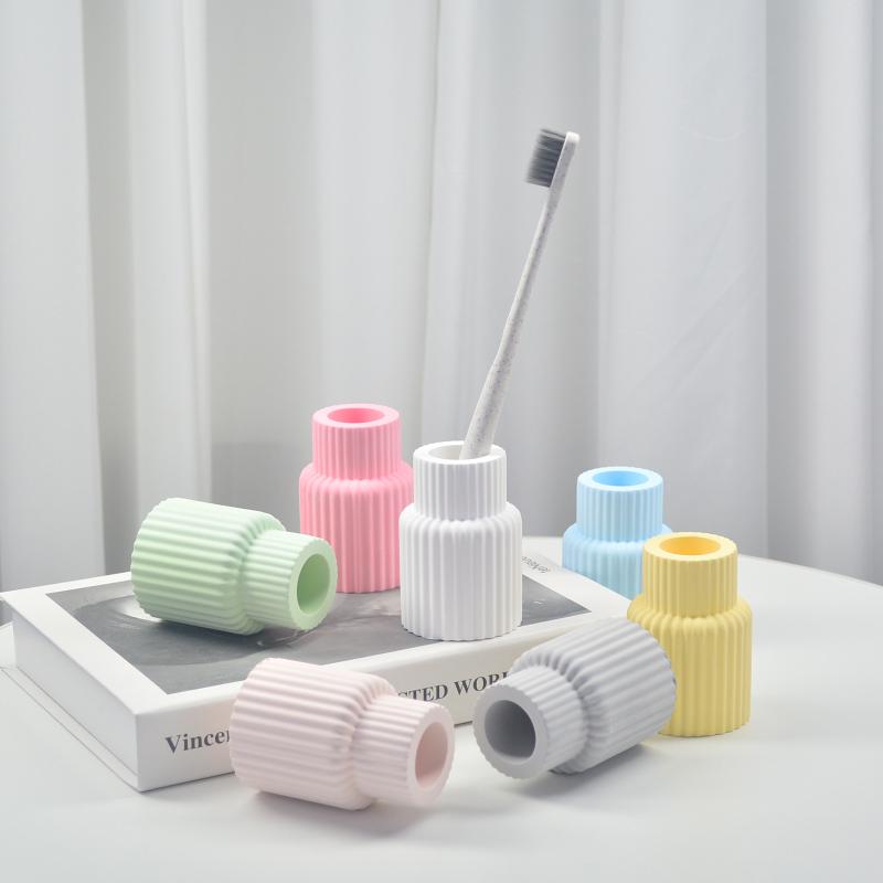 歯ブラシスタンド 速乾 吸水 シリコン 珪藻土 電動歯ブラシ 歯ブラシホルダー 歯ブラシ立て 髭剃り ス..