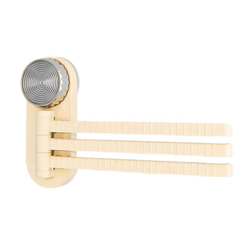 タオル掛け 壁掛け式 多機能 回転 収納棚 バスルーム タオルバー 厚手 吸盤 穴あけ不要 ミルクホワイト