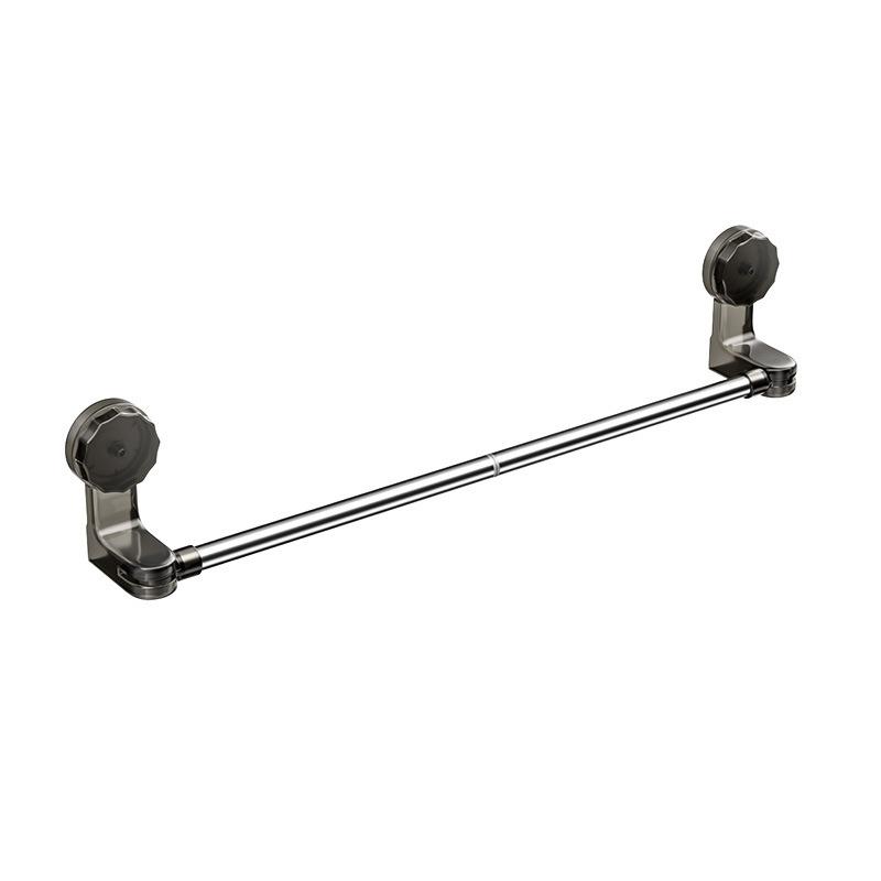 タオル掛け 浴室用 ステンレス製 伸縮式 回転式 吸盤式 防水 防錆 多機能 家庭用 壁掛け 穴あけ不要 収..
