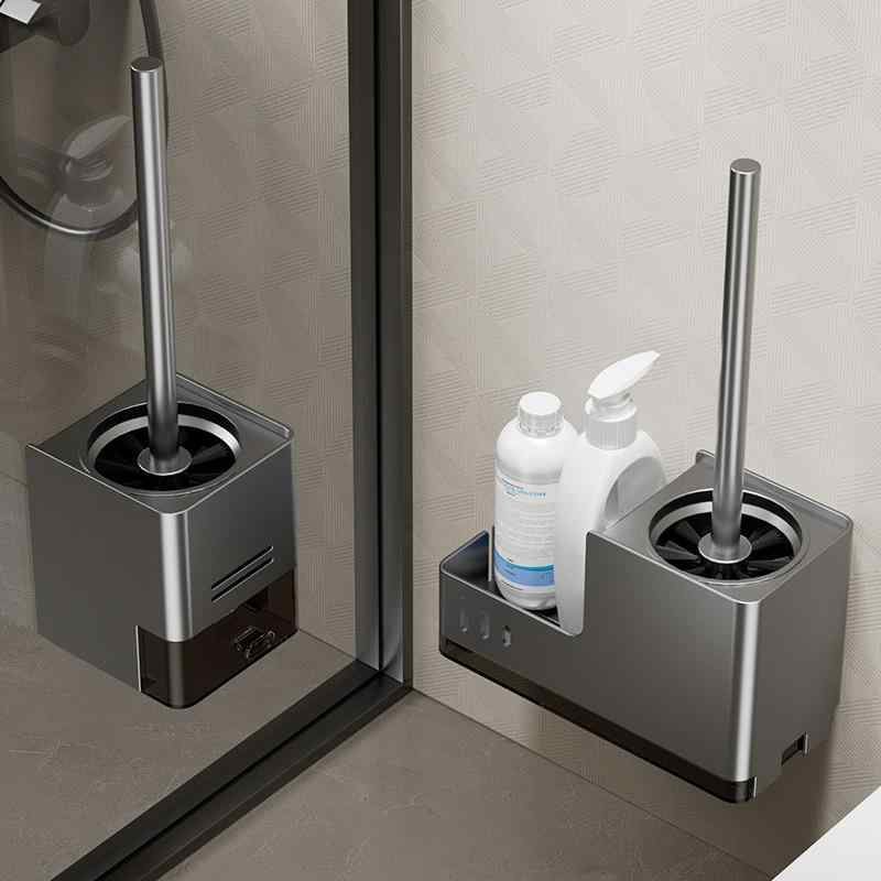 トイレブラシ ホルダー 壁掛け式 床置き 2way トイレ掃除ブラシ セット 衛生用品 収納ケース付き ブラ..
