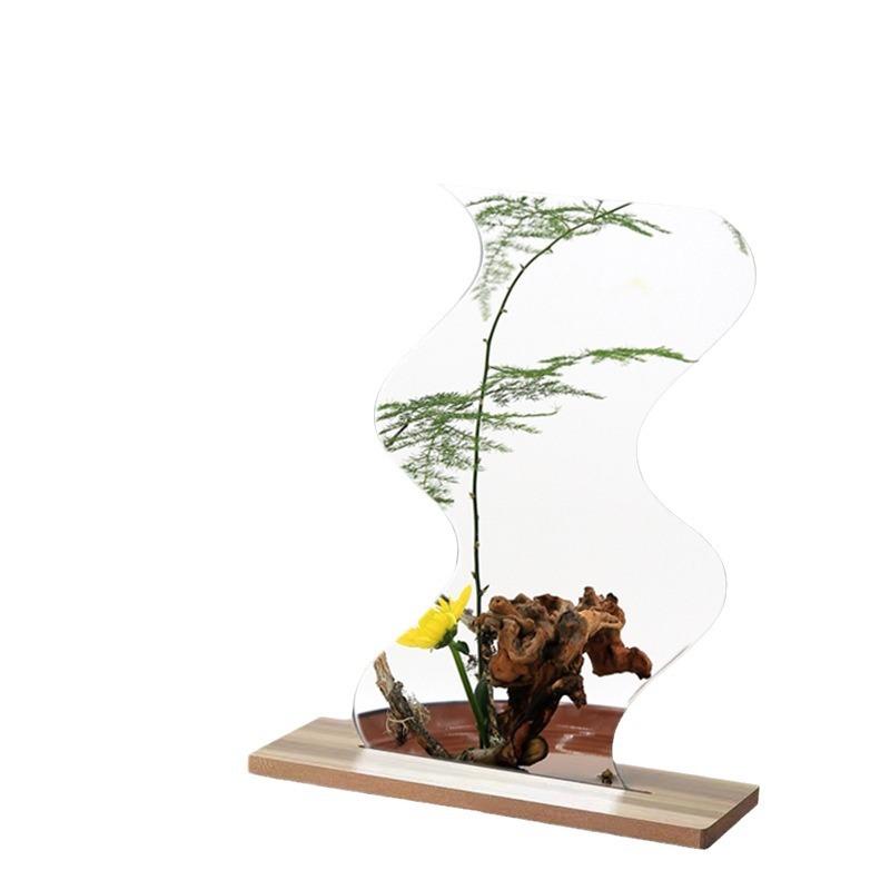 卓上ミラー レディース 不規則アクリル鏡 手作りDIY 雲形/月形/星形/ハート形/動物型 卓上鏡 化粧鏡 ス..