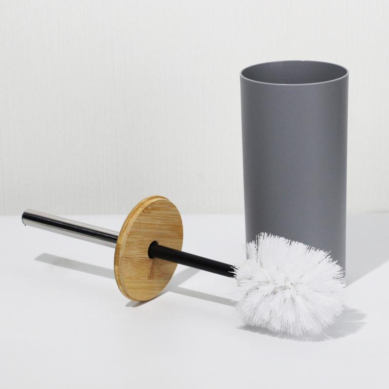 バスルームセット 6点セット 竹製 洗面用品 トイレブラシ ホルダー タンブラー サニタリー 浴室 洗面所..