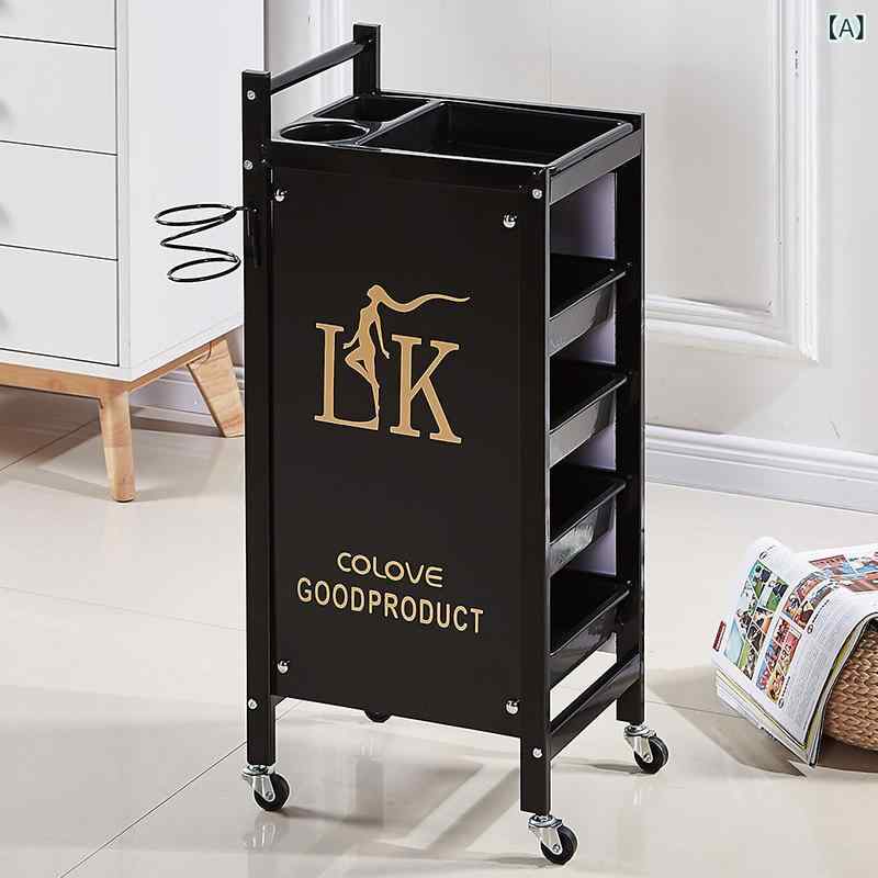 理美容ワゴン 美容室 サロン用 手押しワゴン 器具収納 ヘアカラー パーマ液 ラック 消毒 sterilizing ..