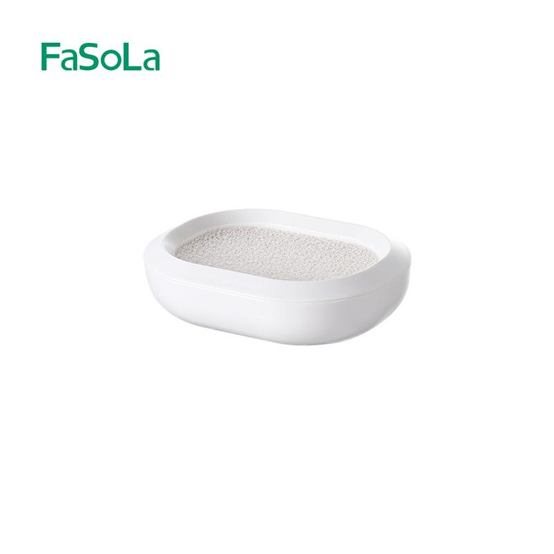 石鹸ケース ダブルレイヤー 水切りソープディッシュ 置き型 せっけん台 洗面所 浴室 バスルーム用品(x2)