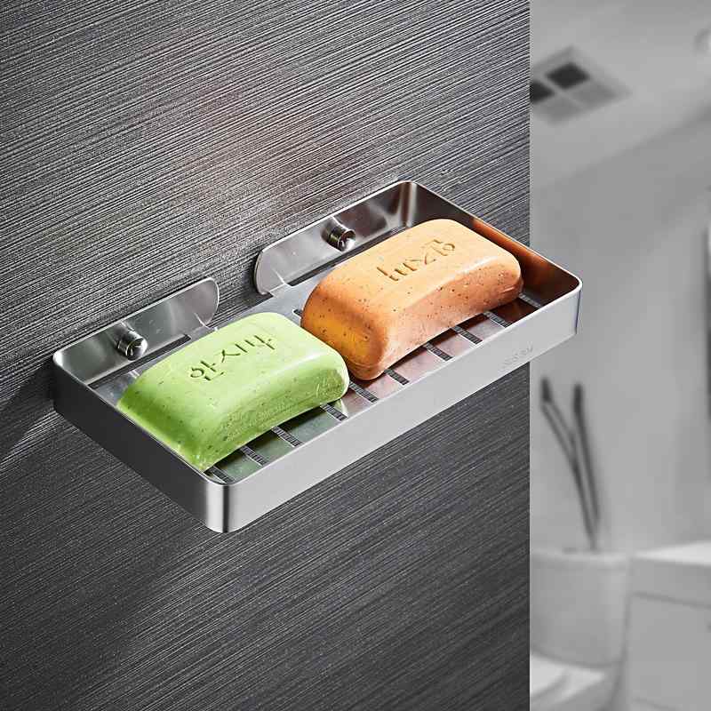 石鹸ケース レディース メンズ 304ステンレス 壁掛け 水切り 防カビ 浴室 洗面所 石けん置き 石鹸ホル..
