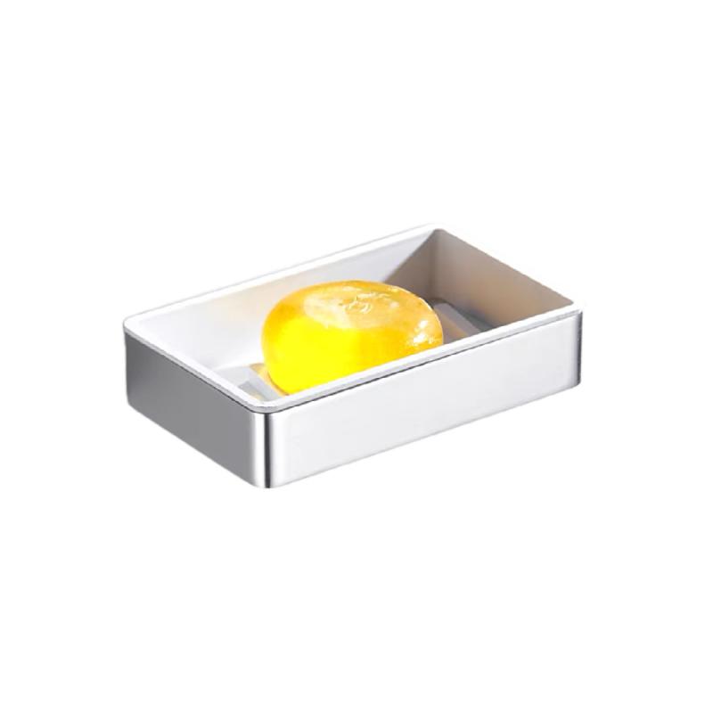 石鹸ケース レディース メンズ 壁掛け式 粘着テープ不要 水切り 石鹸置き ソープディッシュ 浴室 洗面所 収納 アルミ製