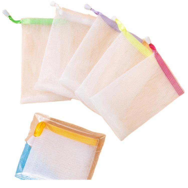 石鹸 泡立てネット レディース メンズ 洗顔ネット 浴用ネット 石鹸ネット 吊り下げ 泡立ちやすい PE素材 大小