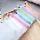 泡立てネット 洗顔 泡立て器 洗顔フォーム 専用 ネット袋 ソープ 大きめ クレンジング 家庭用 シャンプー 厚手 石鹸 泡立て ネット(x3)