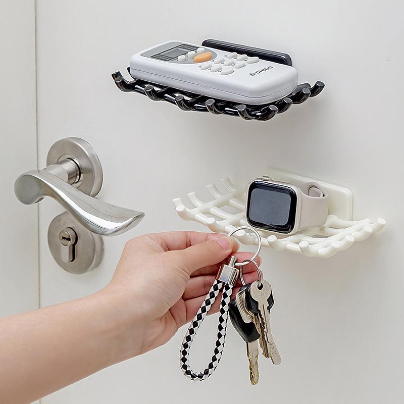 石鹸ケース レディース メンズ 壁掛け式 ドリル不要 石けん置き 浴室 洗面所 収納 排水 米ホワイト ブラック(x300)