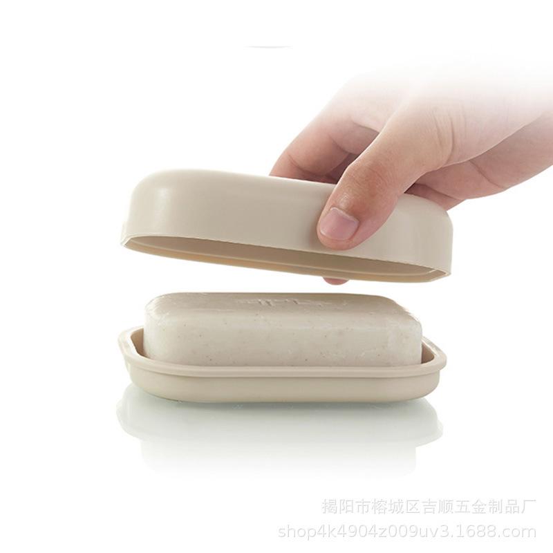 石鹸ケース 免打孔 水切り 二層 浴室 洗面所 置き型 石鹸箱 石鹸置き せっけんケース(x5)