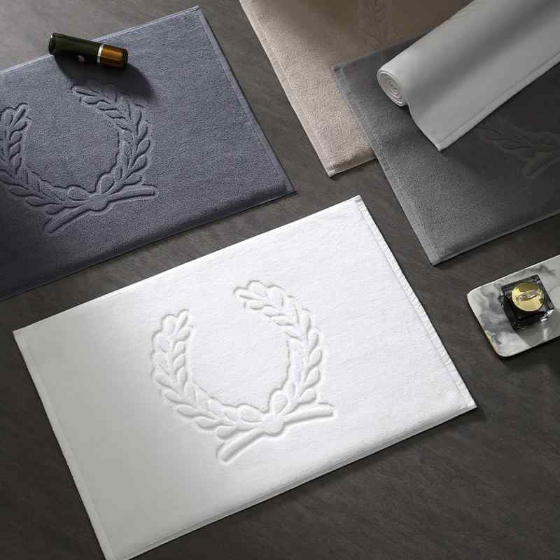 バスマット 綿 ホテル仕様 タオル地 滑り止め 吸水 厚手 家庭用 浴室足拭きマット 50x75cm 40x60cm 雪..