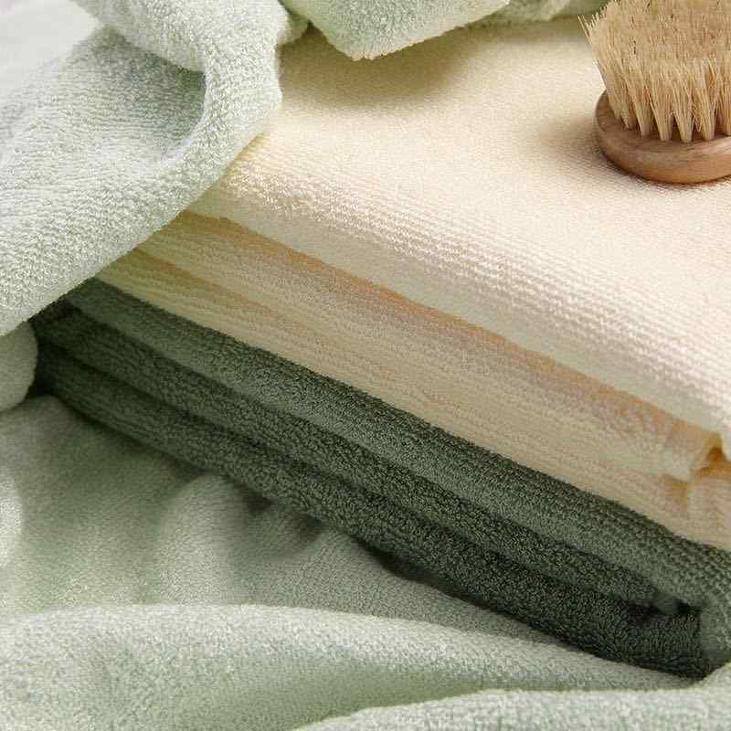 大判バスタオル 子供用 家庭用 バスタオル やわらか 肌触りの良い 男女兼用 ビーチタオル ラップタオル ベージュ 薄緑 深緑