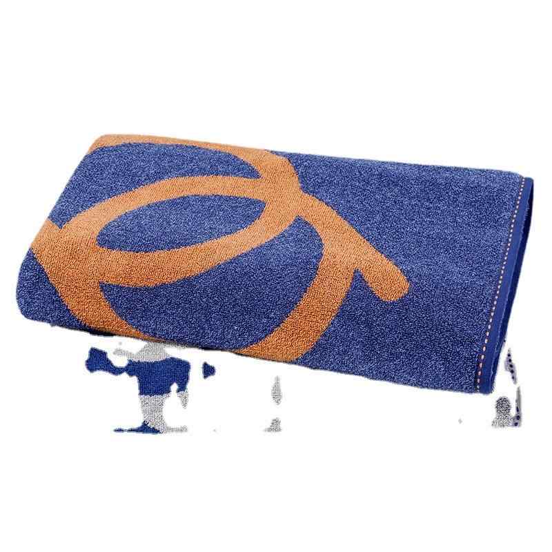 バスタオル メンズ 男性用 薄手 綿 ホーム ビジネス 吸水 速乾 ビーチタオル グレー ブルー 140cm 70cm