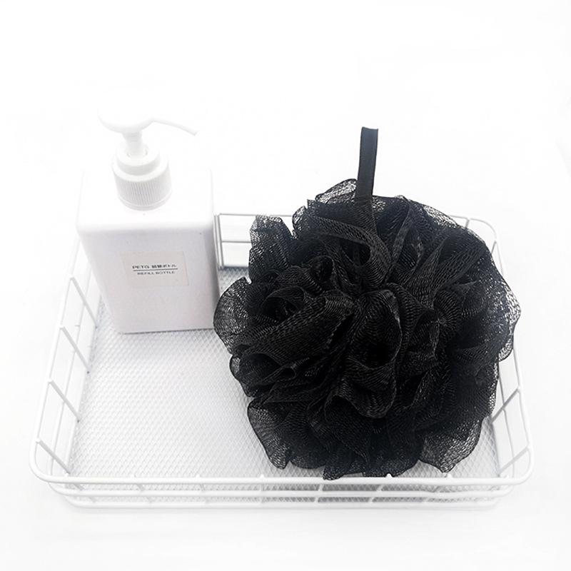 ボディスポンジ 竹炭 大判 泡立ち 50g 60g 黒 ブラック バスポンジ 浴用スポンジ