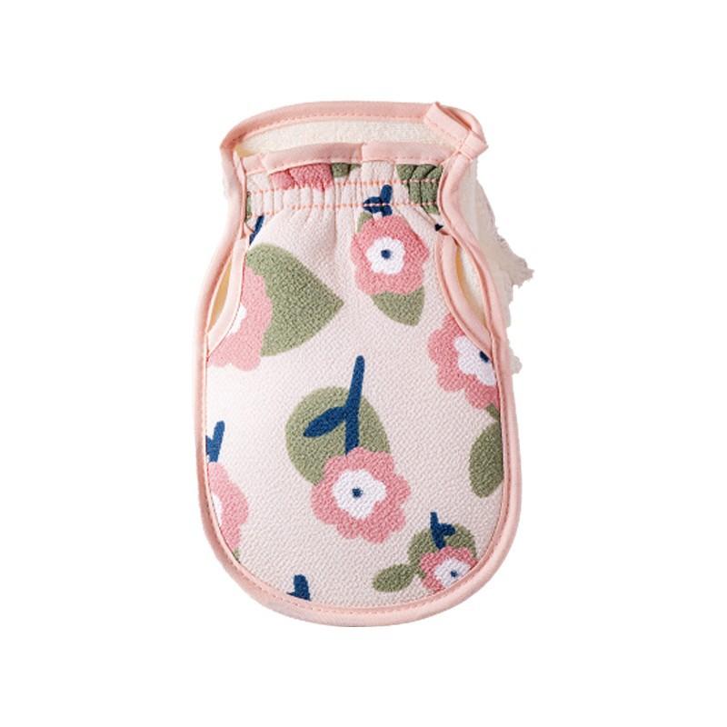 ボディミトン レディース メンズ あかすりミトン ボディタオル 垢すり 背中洗い 角質除去 ピンク ブルー ブラウン 2way