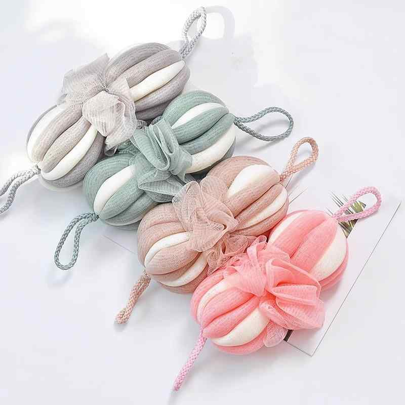 ボディタオル レディース メンズ 兼用 伸縮性 泡立ちが良い あかすりタオル 耐久性 グリーン グレー ピンク系 ブラウン 全4色