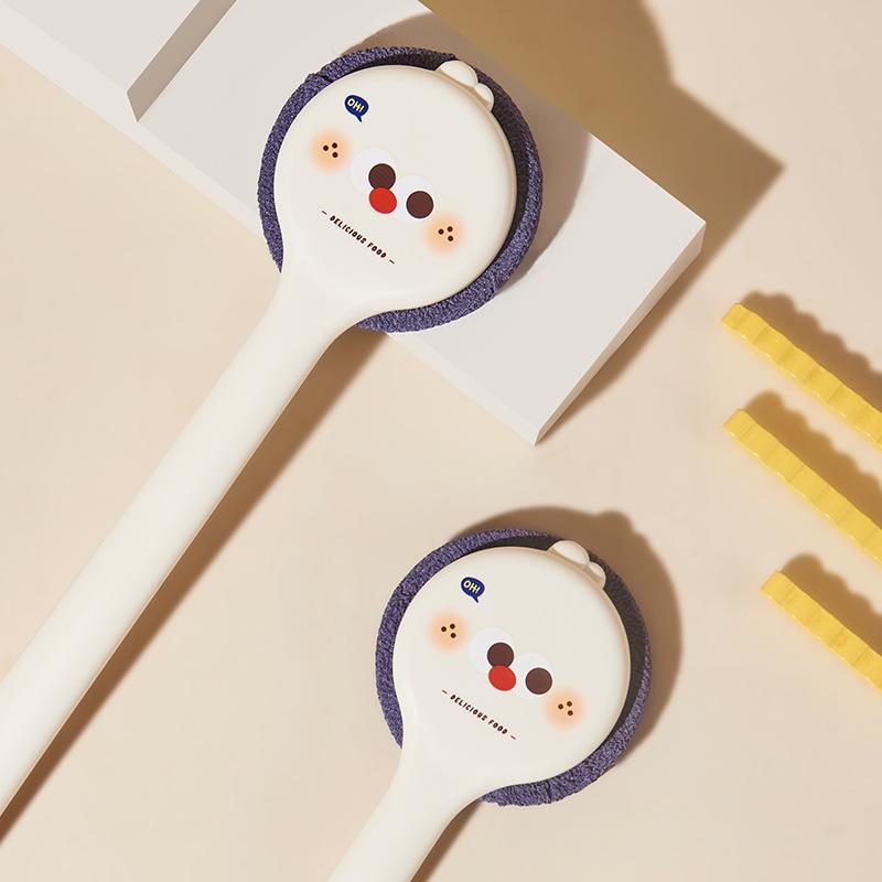 ボディブラシ 背中洗いブラシ ロングハンドル 柔らかい毛 繊維 垢すり マッサージ 角質除去 浴室 バス..