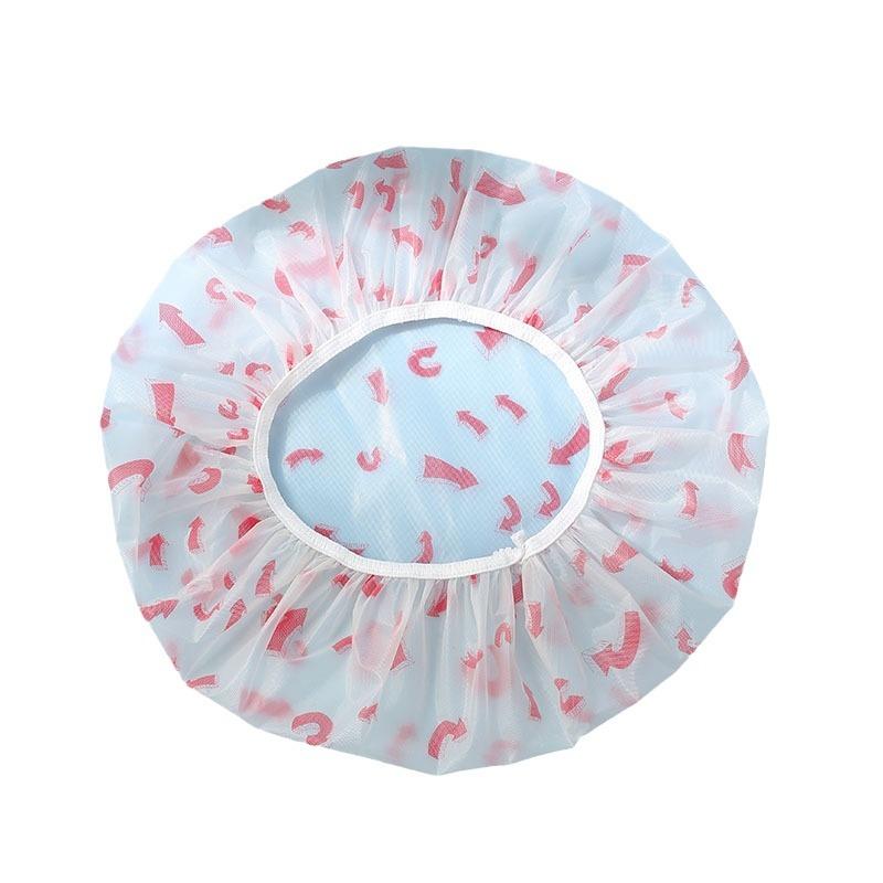 帽子 浴帽 シャワーキャップ レディース メンズ 防水 プラスチック 厚手 バス用品 浴室用品 グリーン ..