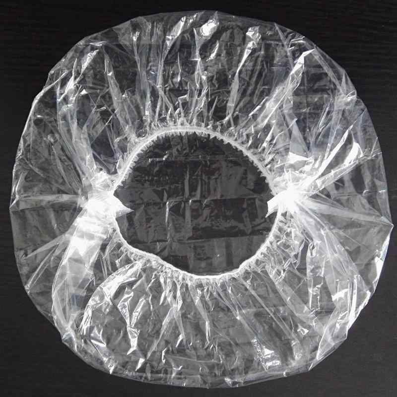 帽子 レディース メンズ ヘアキャップ 使い捨て シャワーキャップ ホテル アメニティ 防水 PE素材 伸縮性 染髪 ヘアーカラー パーマ(x3)