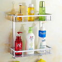浴室 ラック レディース メンズ 洗面所 収納 棚 壁掛け アルミ コーナーラック 2段 3段