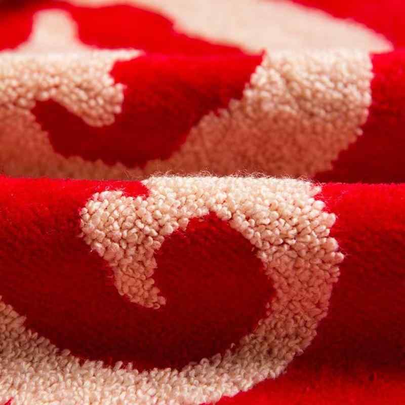 タオル レディース メンズ 浴用タオル 綿 レッド 赤 結婚祝い ギフト ホーム プレゼント 140 70cm