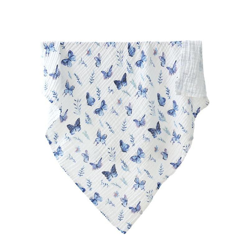 ベビー バス タオル 綿 ガーゼ 柔らかい 通気性 おくるみ ブランケット 大判 新生児 赤ちゃん 沐浴 昼..