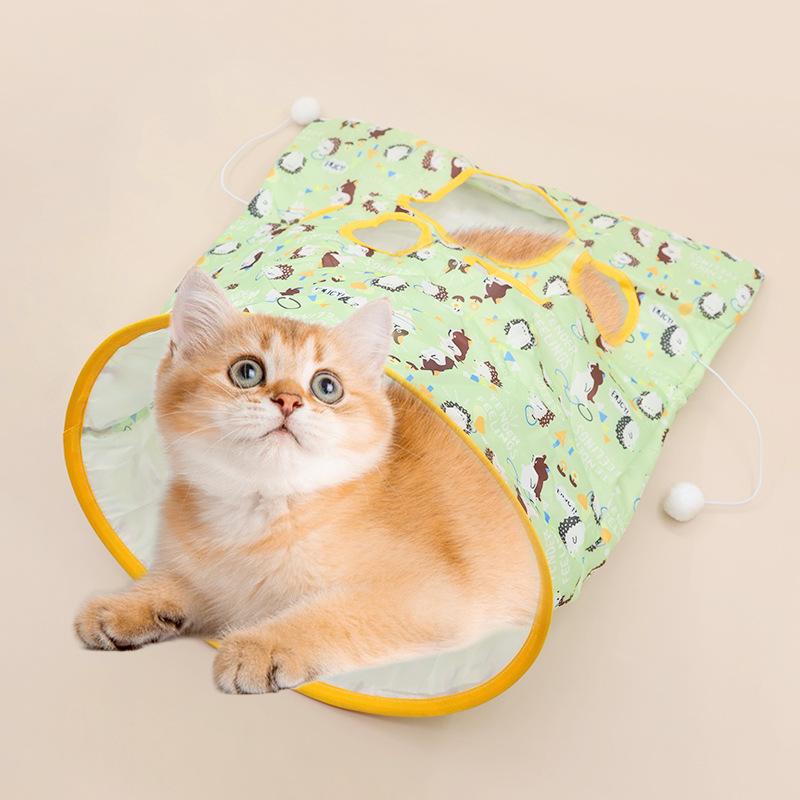 猫 おもちゃ 猫トンネル 猫袋 ぬいぐるみ 猫用おもちゃ 玩具 キャットおもちゃ 室内遊び ストレス解消 ..