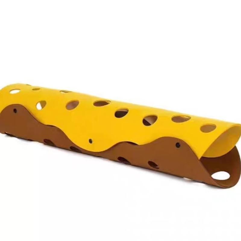 猫 トンネル 猫 迷路 折りたたみ 式 通路 フェルト ドリル 穴 付き 猫 おもちゃ ペット 用品 四季 適用 オレンジ グレー イエロー ブルー ブラウン 洗濯 可能(x2)