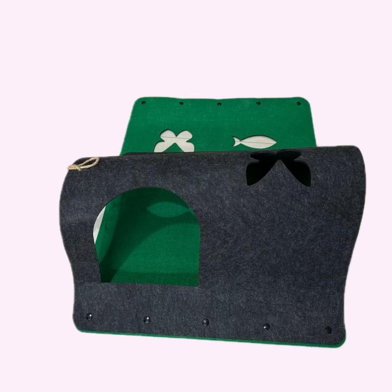 猫 トンネル おもちゃ フェルト製 組み合わせ自由 猫用 玩具 運動不足解消 ストレス解消 多機能 ペット..