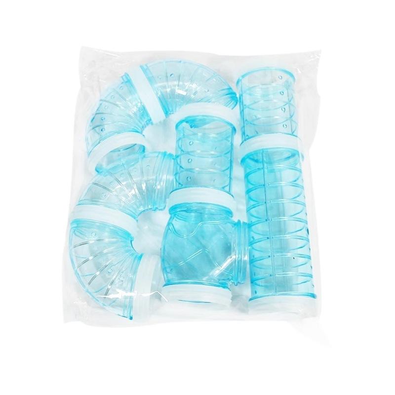 ハムスター ケージ 小動物用 遊び場 トンネル パイプ 接続 アクリル製 透明 ハウス おもちゃ 運動 器具..