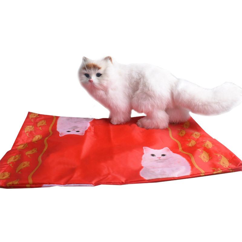 猫 トンネル 猫用おもちゃ ペット用品 休息 睡眠 洞 中小型 発声 赤