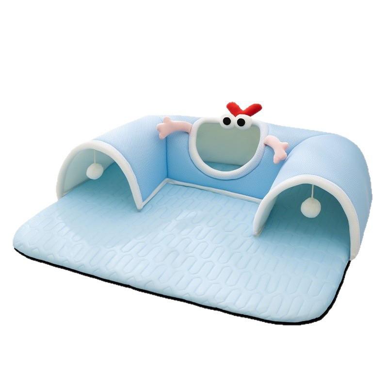 ペットハウス 猫用 迷路 トンネル 室内 折りたたみ 洗える 猫 ベッド 遊び場 オールシーズン