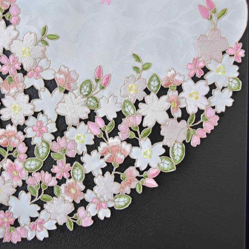 ダストカバー 布製 刺繍 冷蔵庫 洗濯機 防塵カバー 白 グレー 55 60 65cm 田園風