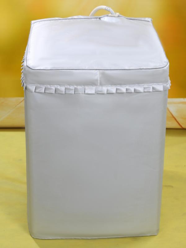 洗濯機カバー 全自動洗濯機用 防塵カバー 布製 防水 日焼け防止 6kg 7kg 8kg 9kg 10kg 12kg シンプル ..
