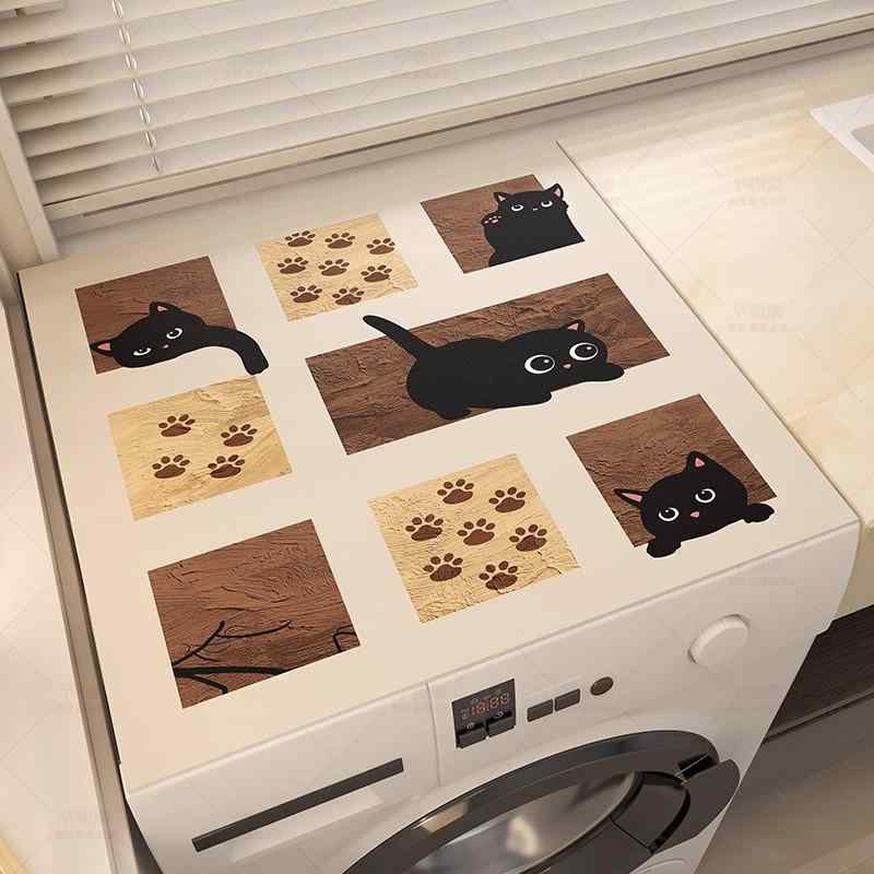 防塵カバー レディース 冷蔵庫 洗濯機 シューズボックス 兼用 テーブルクロス ティーテーブル デスクマ..